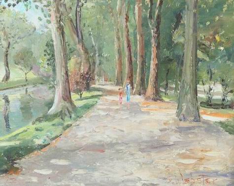 Paris Scene oil painting